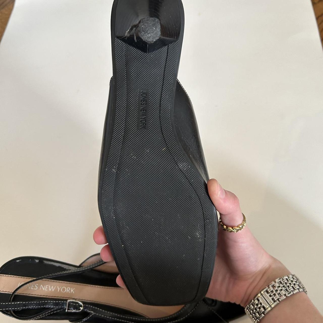 Gorgeous vintage ballet kitten heels! Square toe,... - Depop