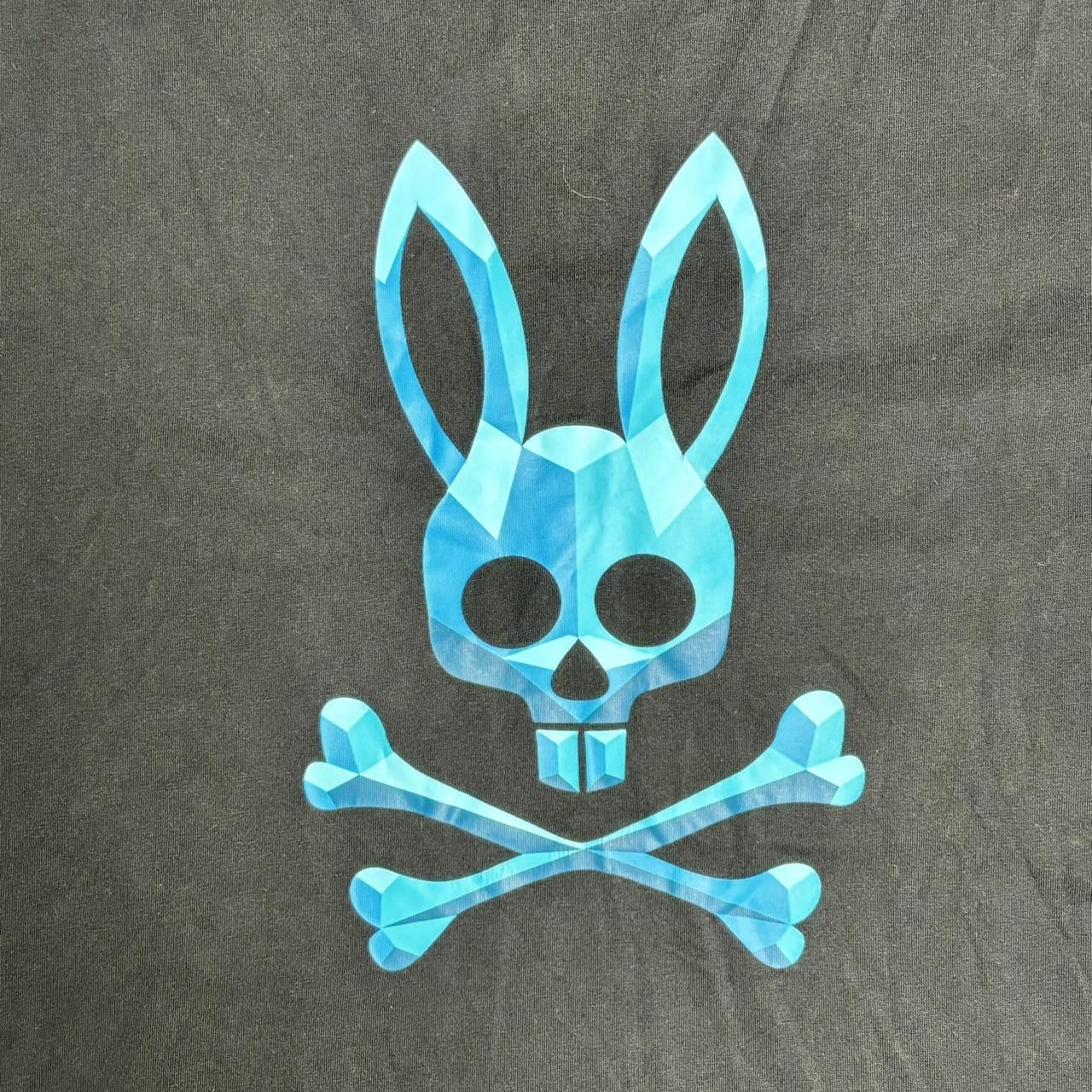 Psycho Bunny Electric Blue Death Bunny T-Shirt in | Depop