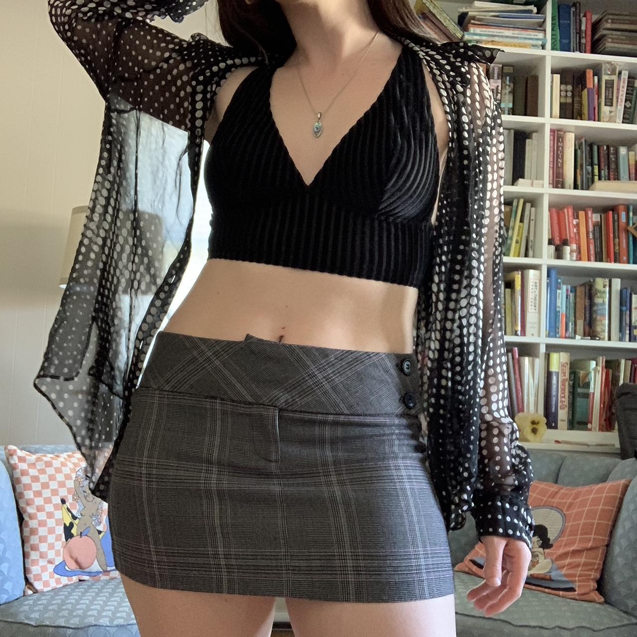 Y2K Plaid Micro Mini Skirt, Charlotte Russe pink