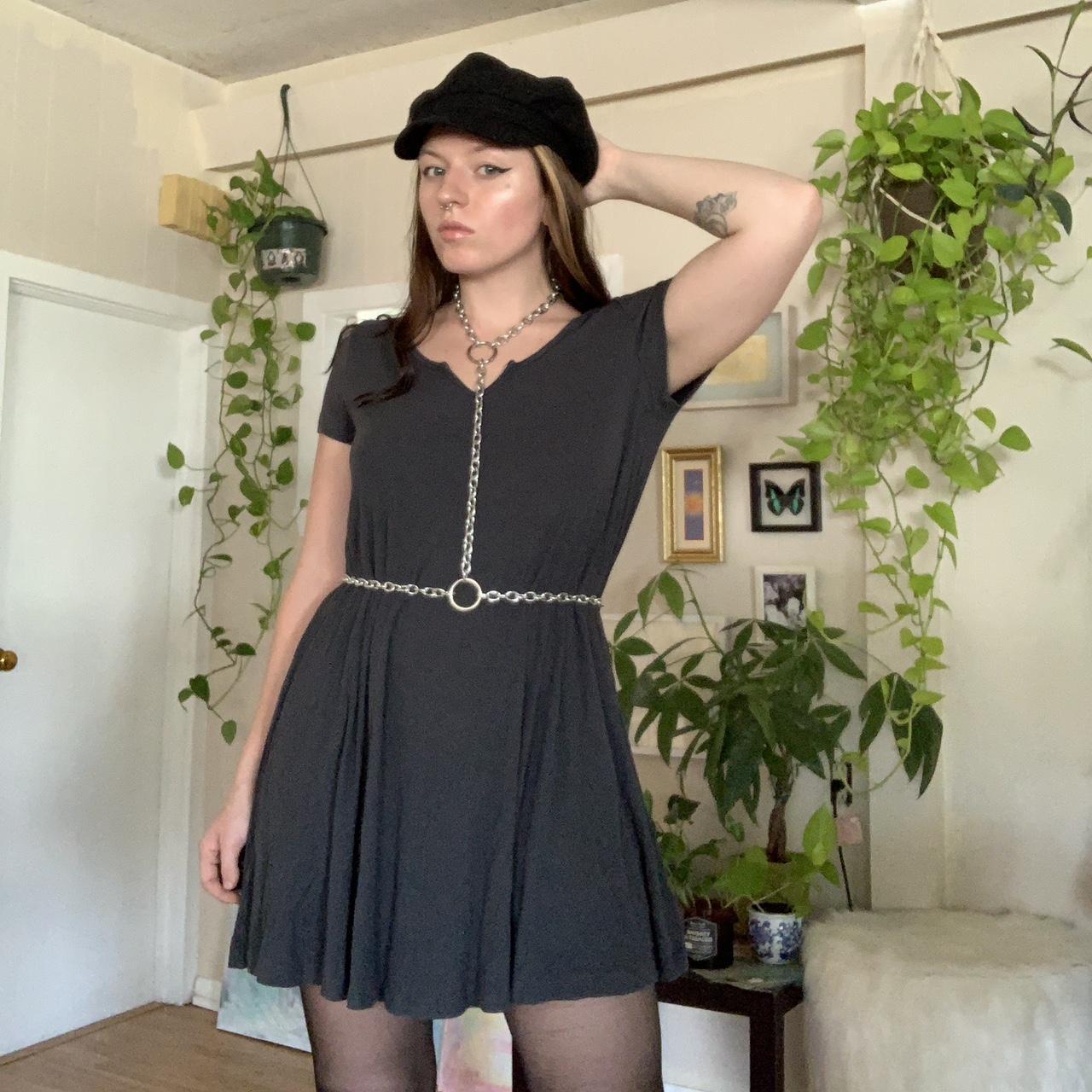 American Apparel Lounge Dress Ribbed flowy Depop