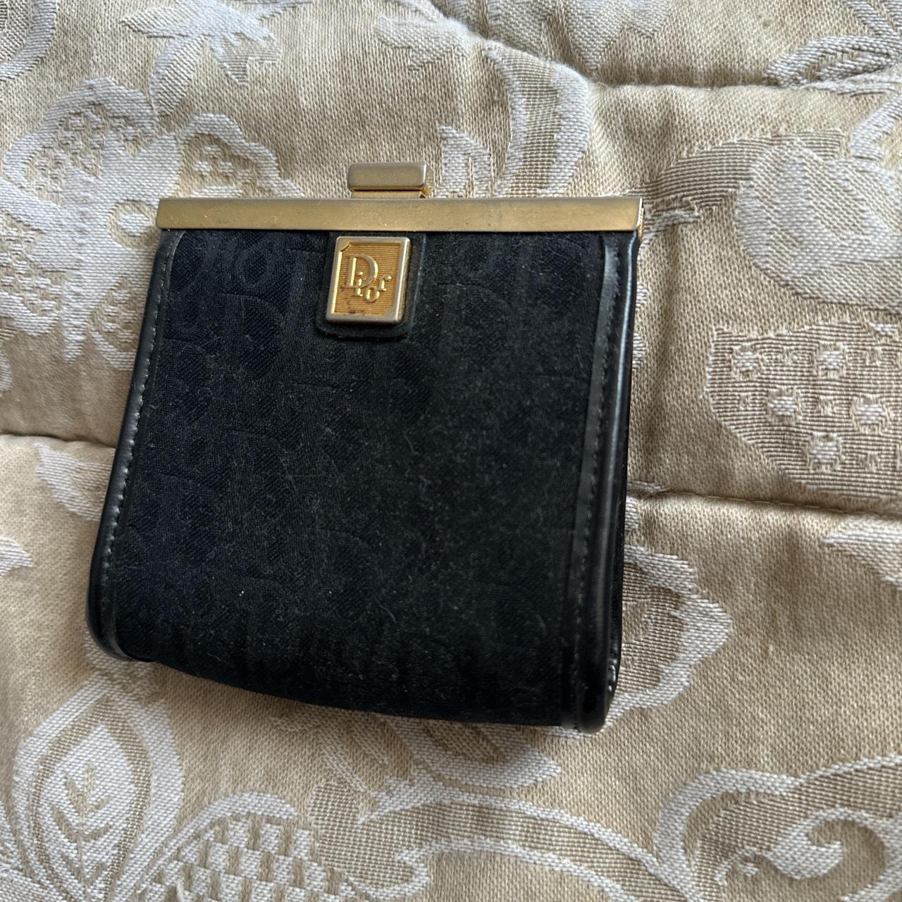 Christian Dior Vintage Leather Coin Purse Wallet