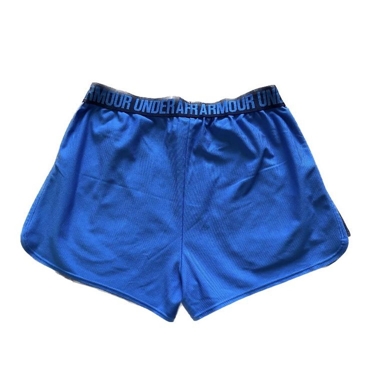 Under Armour blue shorts 🌿With pockets! 🌿Stretchy... - Depop
