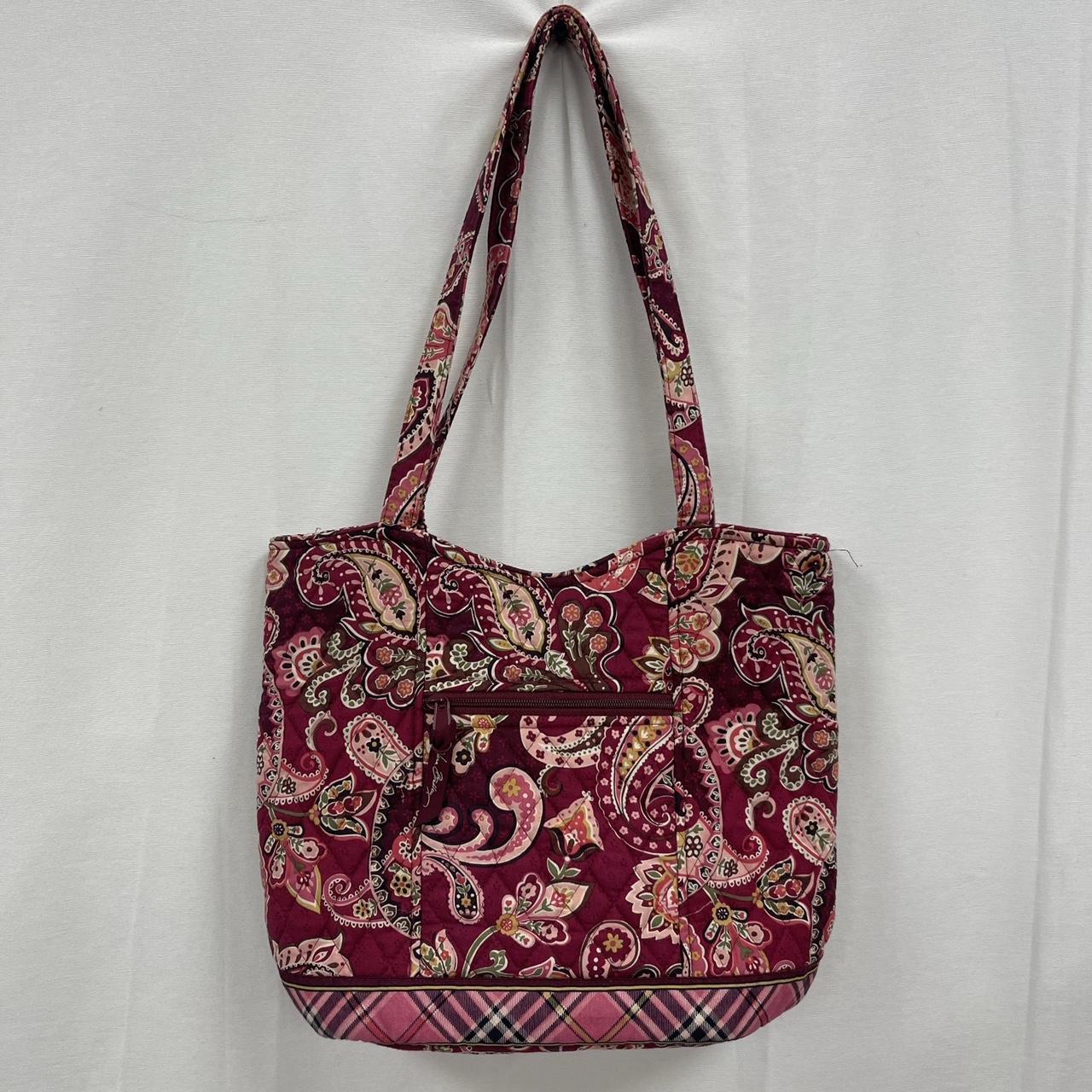 Vera Bradley Piccadilly Plum Tote Shoulder Bag Pink... - Depop