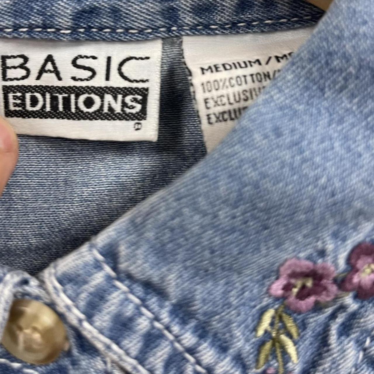 Basic Editions Women's Shirt - Blue - M – Basic E… - image 4