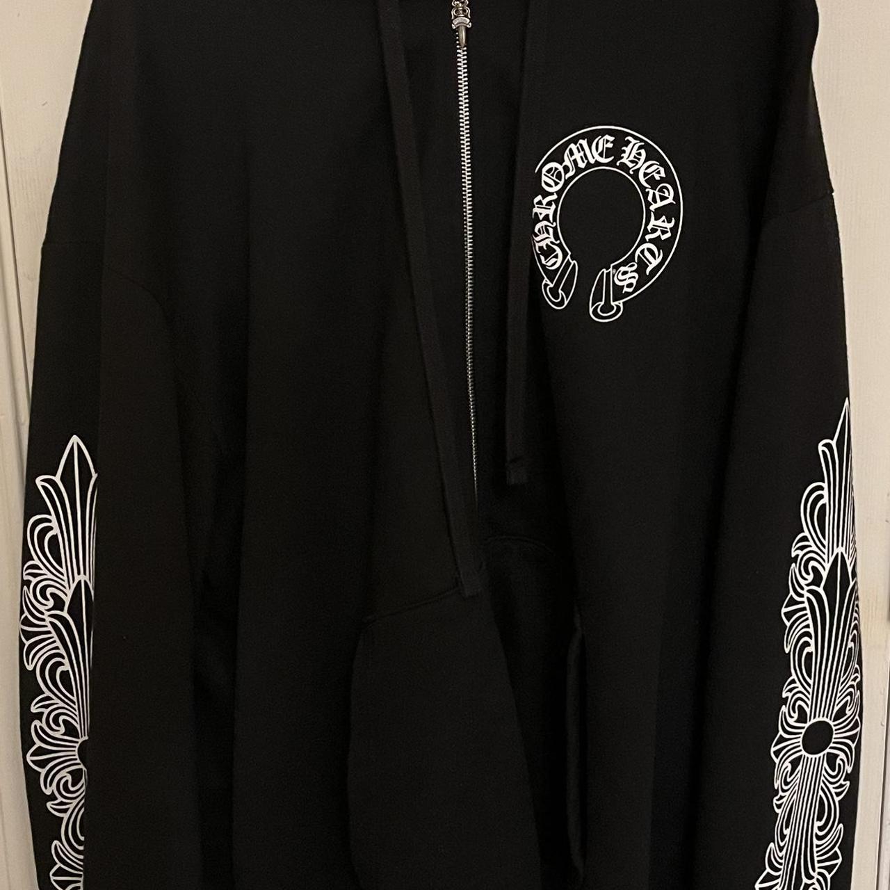 PRICE DROP— 🏁 Chrome Hearts Hoodie Purchased from... - Depop