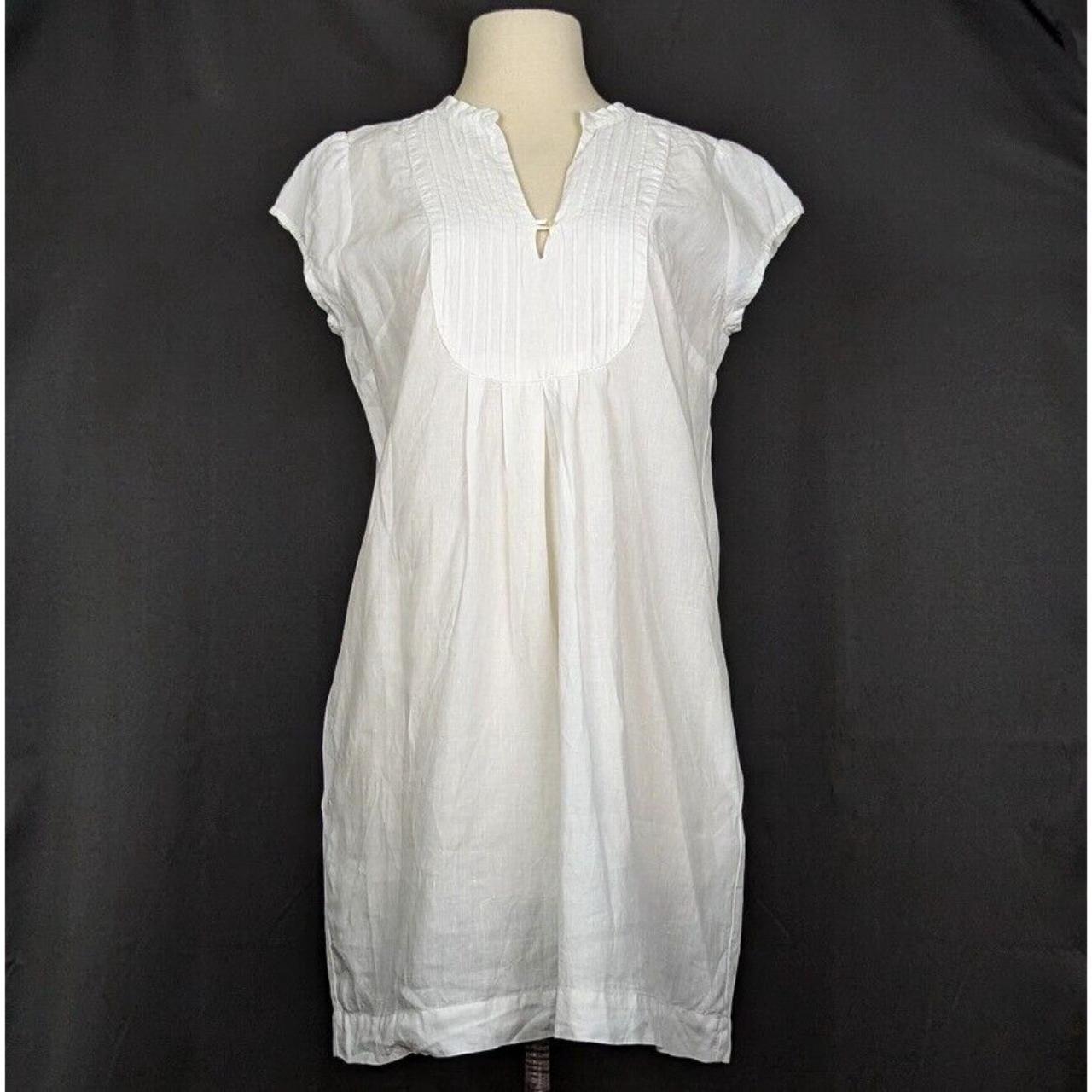 The white best sale company linen dress