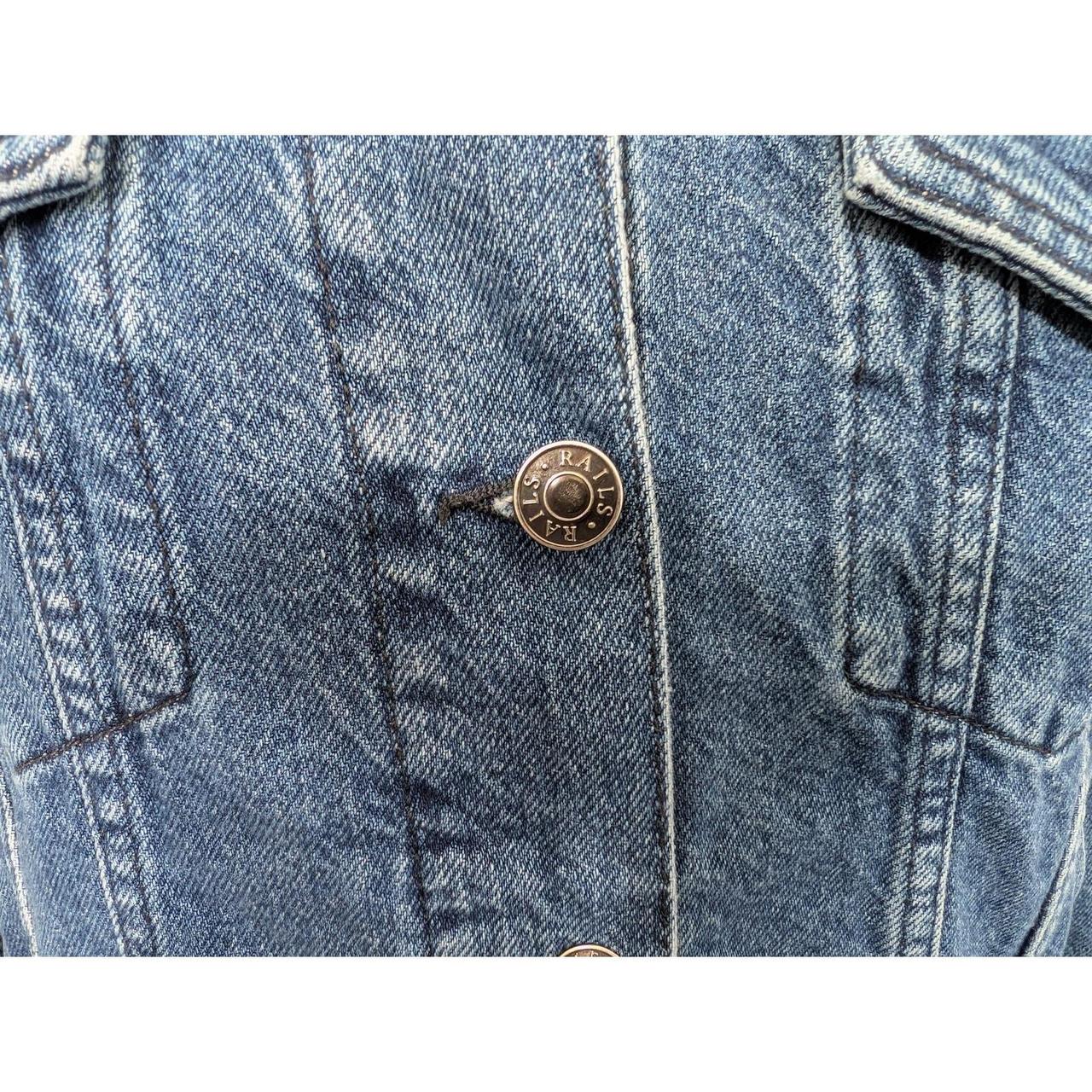 Rails Women's Shacket Jacket - Multi - S – Blue F… - image 3