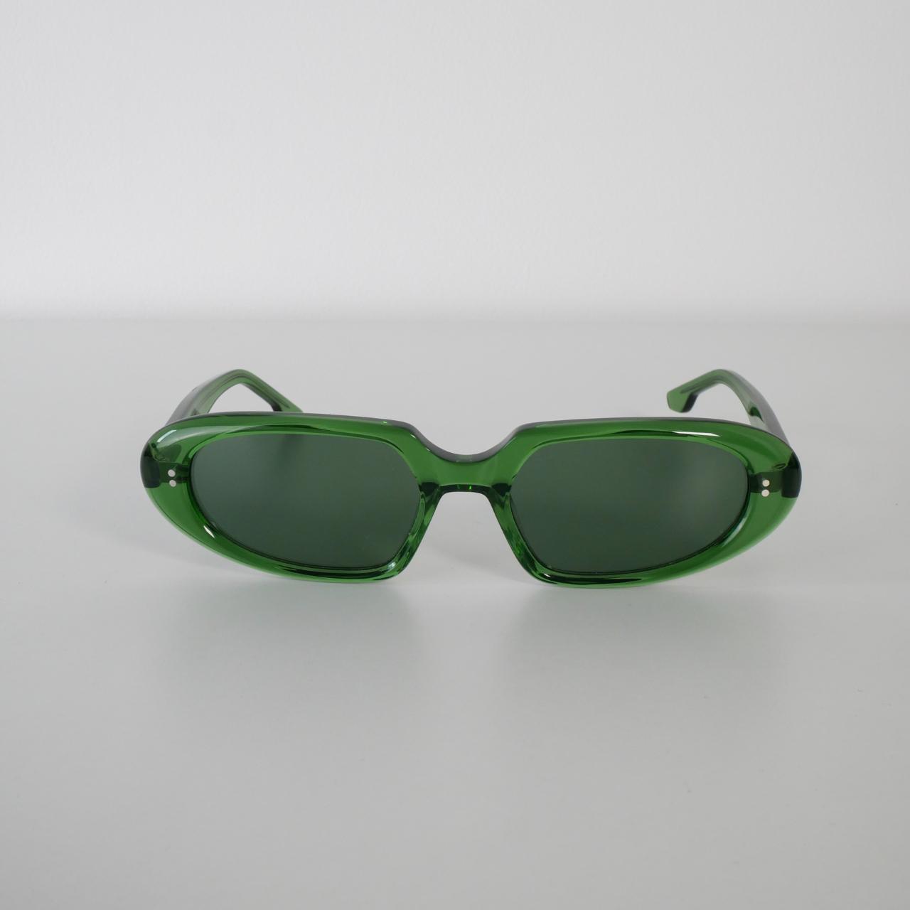 Kiko Kostadinov SS23 Ria Sunglasses Emerald New - | Depop