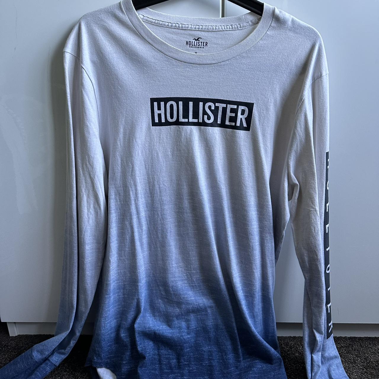 Hollister blue ombre shirt online