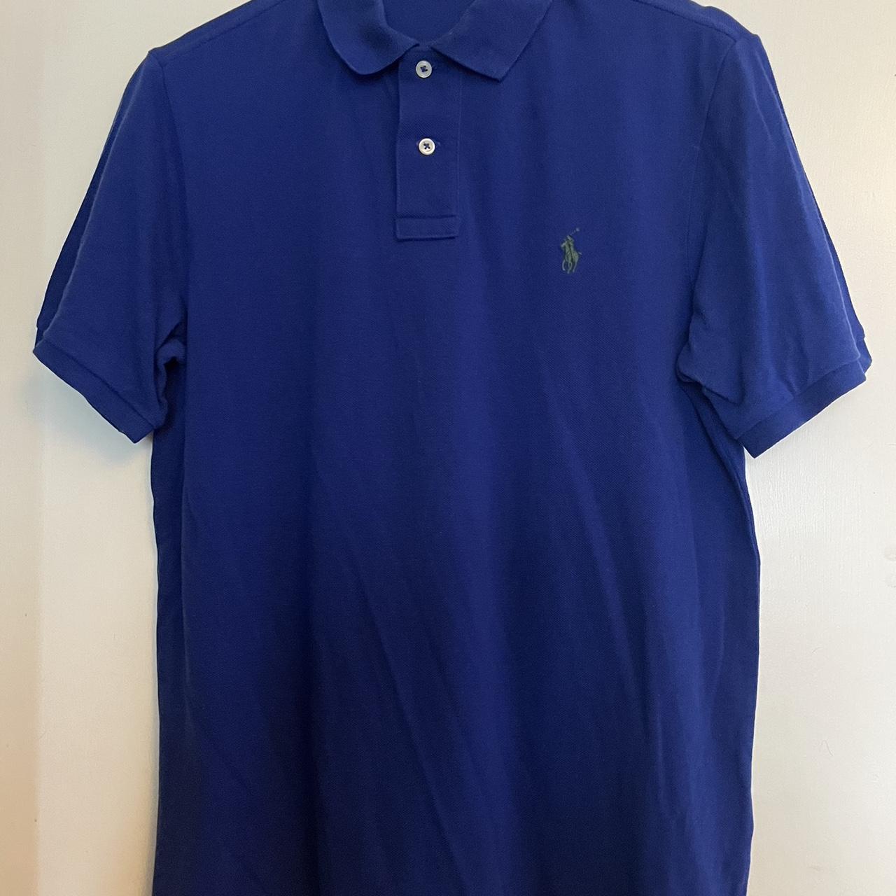 Royal blue Ralph Lauren polo shirt. Classic fit... - Depop