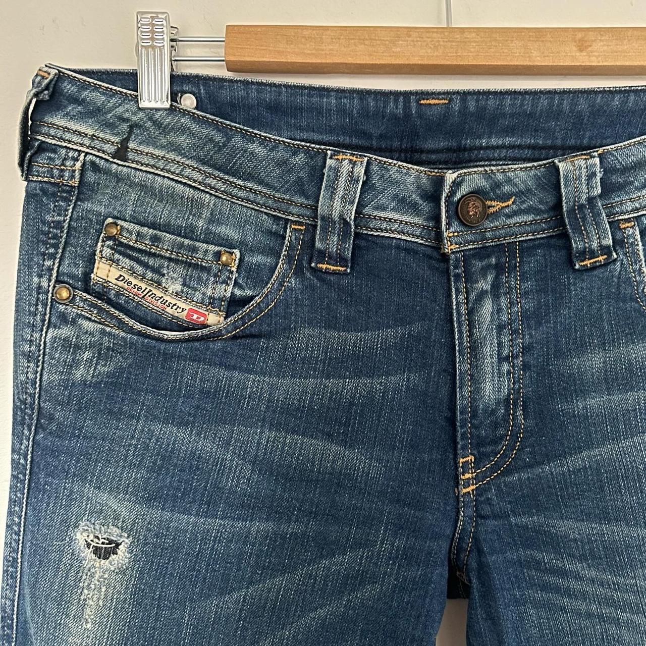 2000s denim by DIESEL Low-rise, flare fit Baggy | Depop