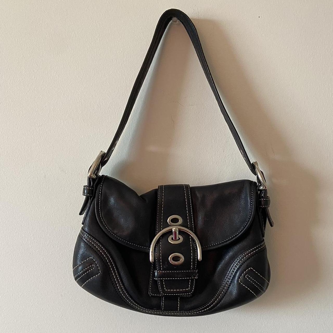 Coach Women's Black Bag | Depop