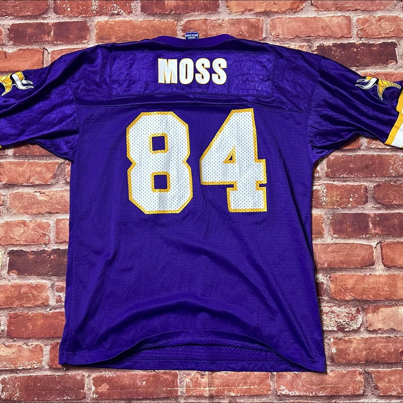 Vintage/Retro Randy Moss Jersey (Rare) Size - - Depop