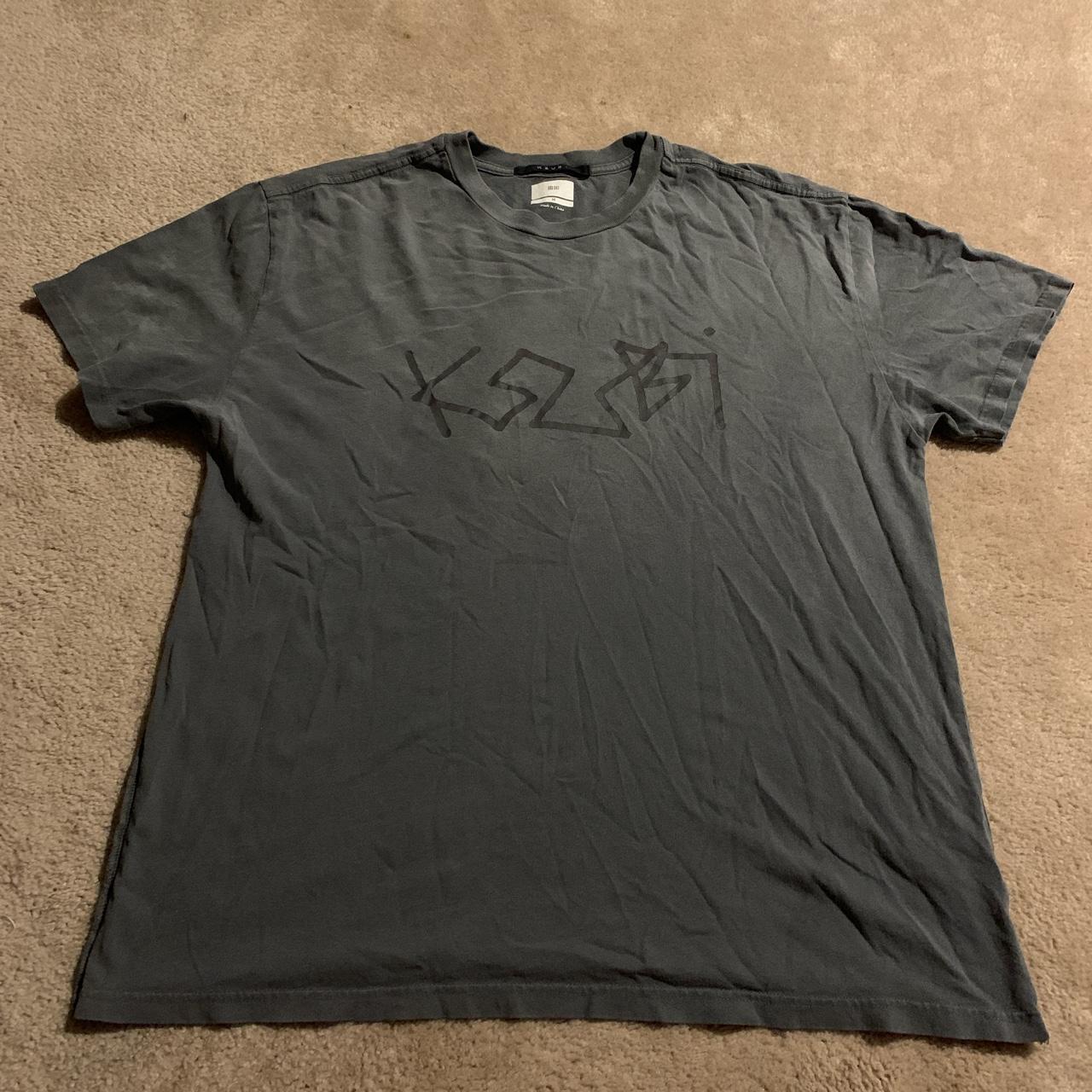 Grey Ksubi Shirt in Medium Fits 22.5x28.5 J - Depop