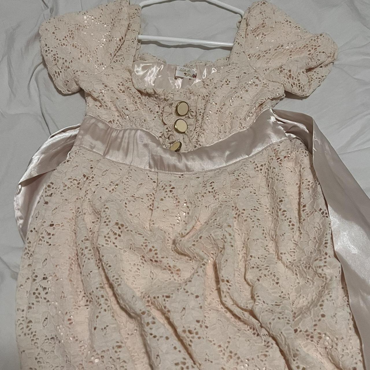 Liz Lisa Beige Lace Dress - super cute - would be... - Depop