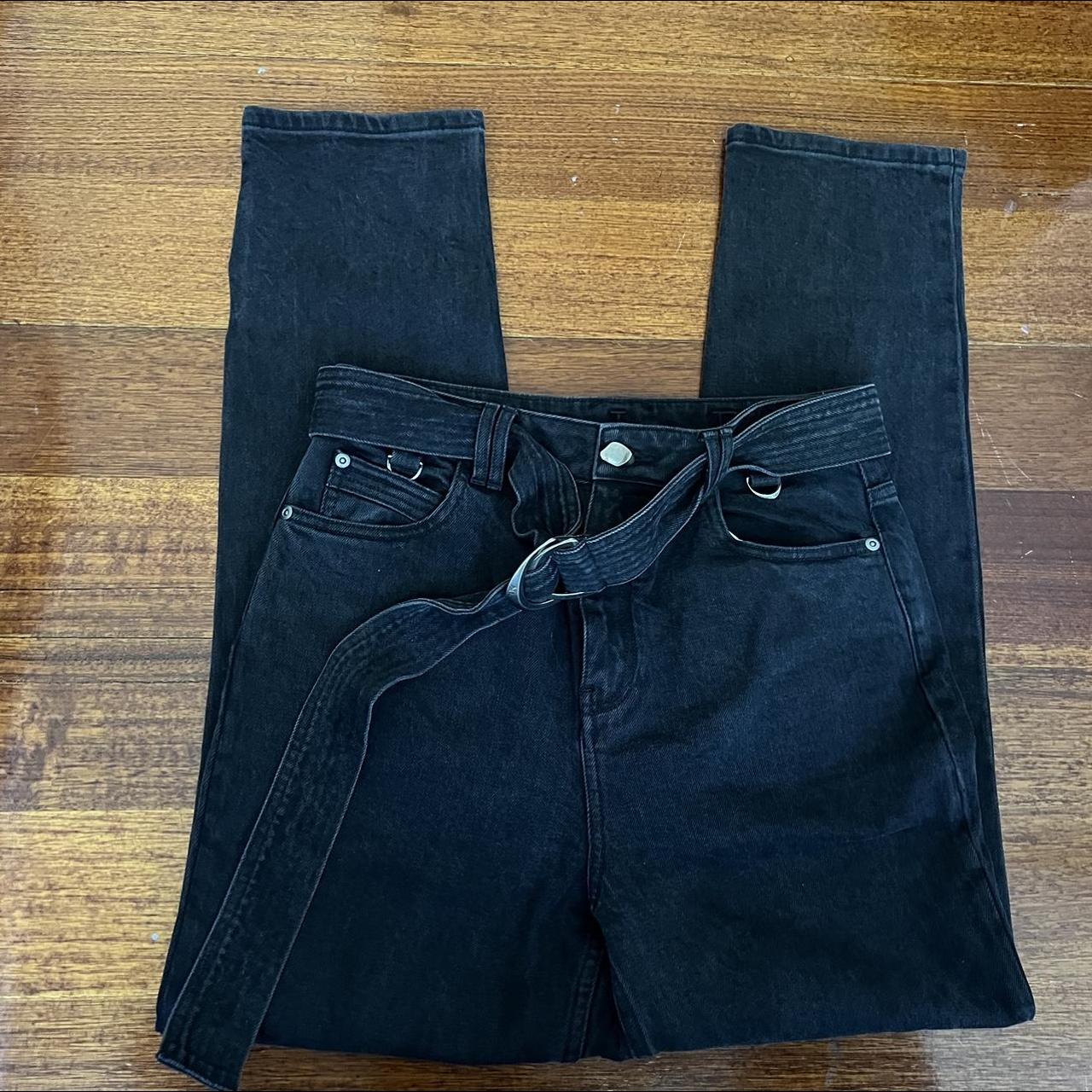 Aje black jeans size 10 Straight slim leg Worn... - Depop