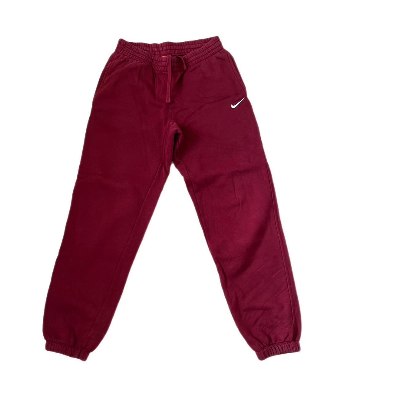 mens nike burgundy joggers
