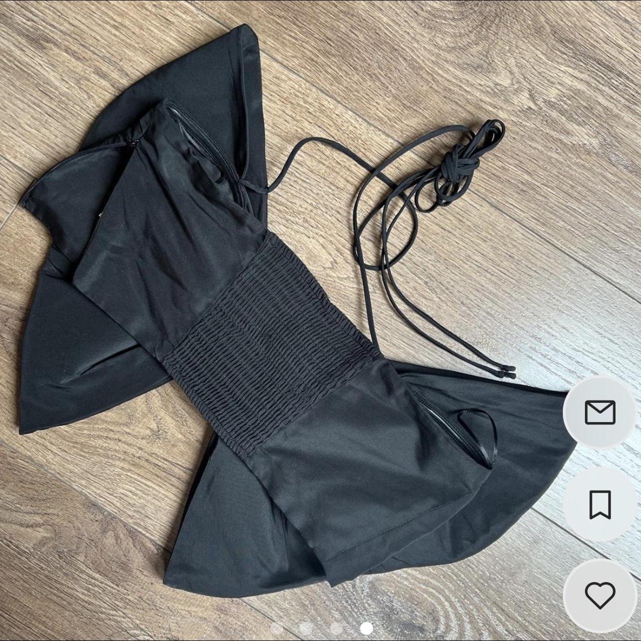 Big bow top from Zara size small. Got it on depop... Depop