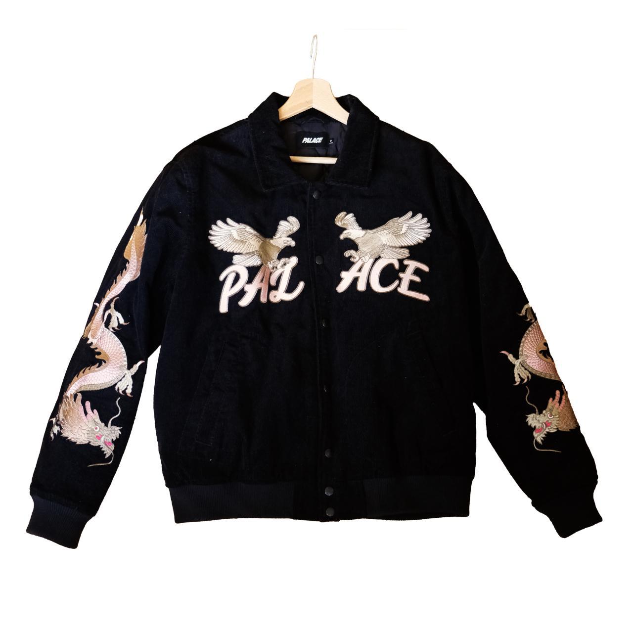 希少 PALACE DOUBLE DRAGON TOUR JACKET ネイビー 新品】PALACE DOUBLE DRAGON TOUR JACKET