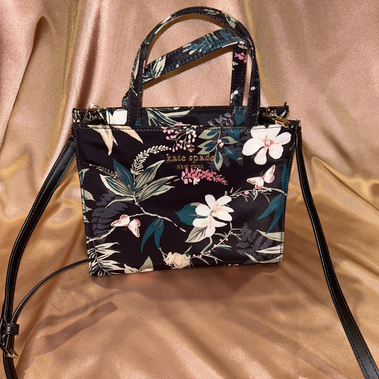 kate spade floral tote/shoulder bag - Depop