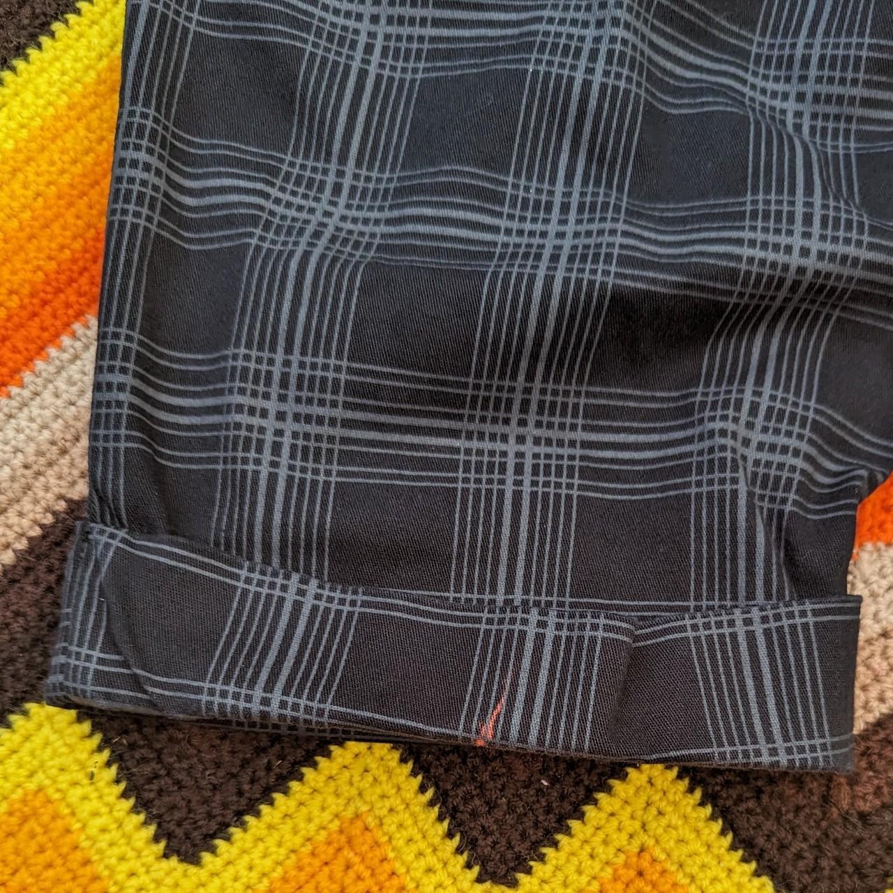 YMI brand y2k Bermuda black and grey glen plaid... Depop