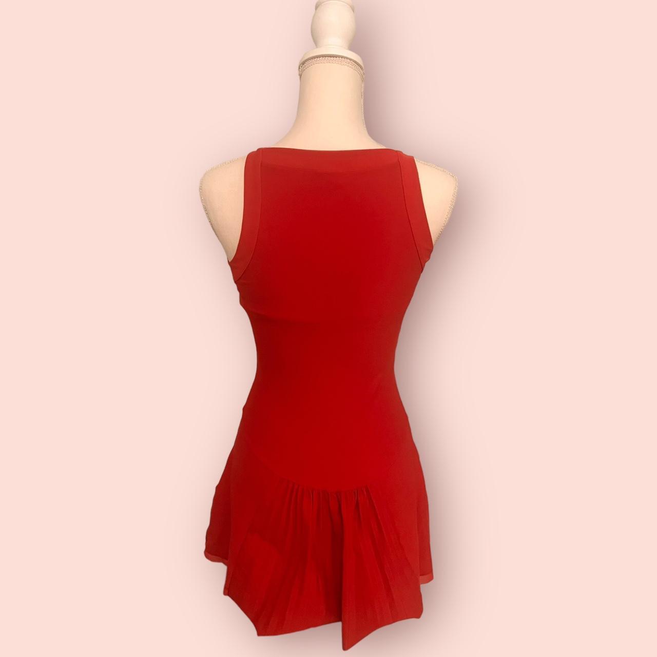 womens red nike dress