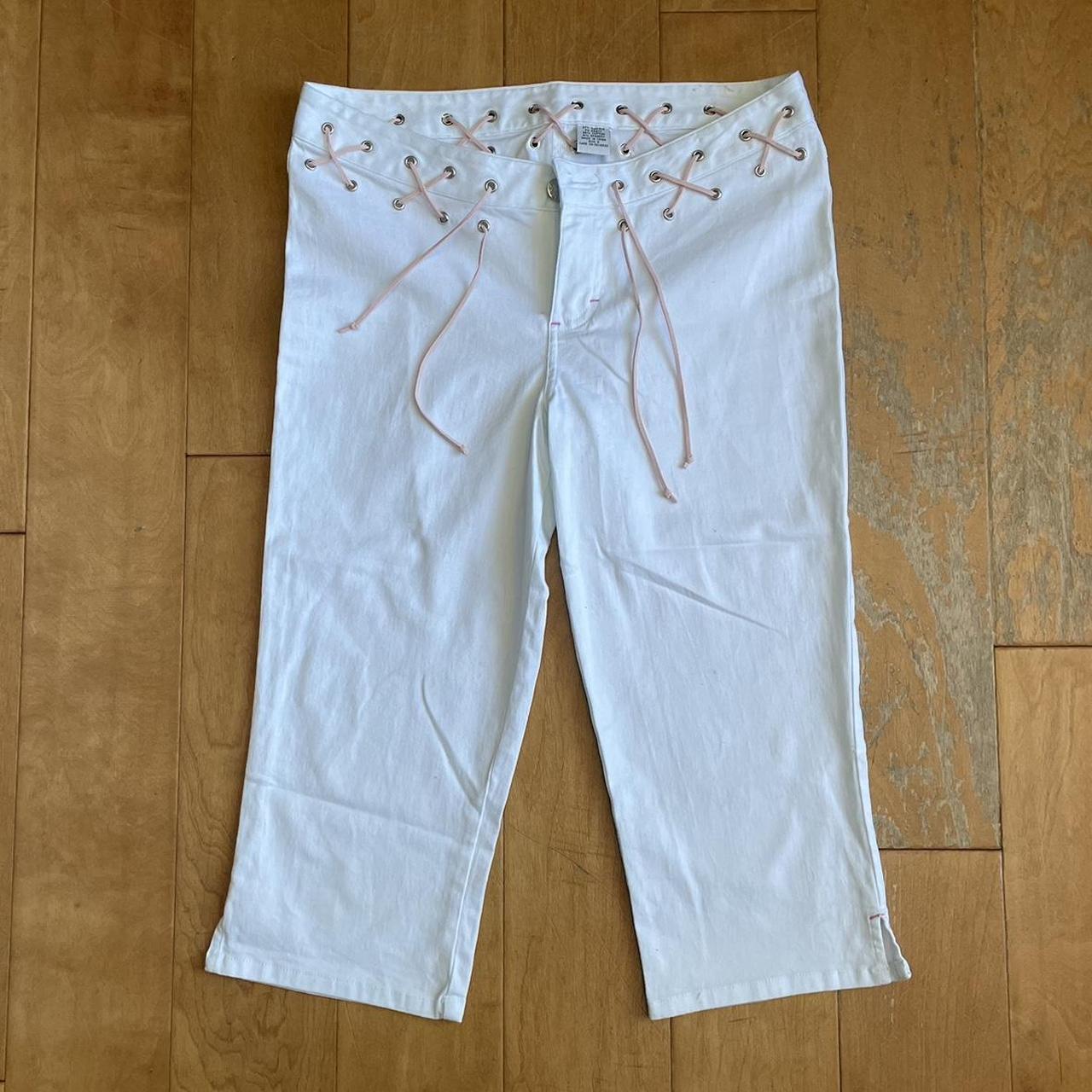 ADORABLE true y2k Mudd capri Pink suede Depop