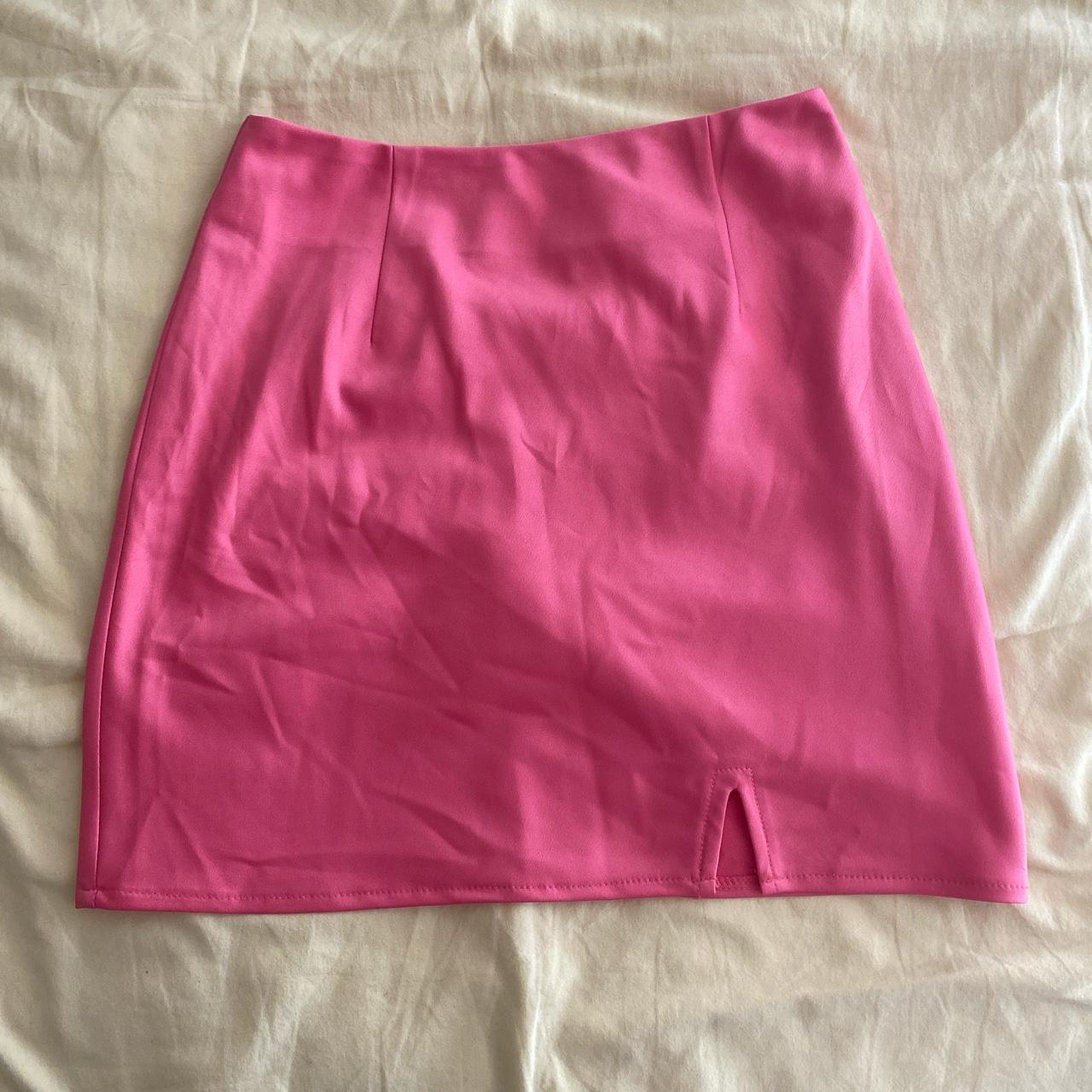 Princess polly hot pink mini skirt Size 4 BARBIE... - Depop