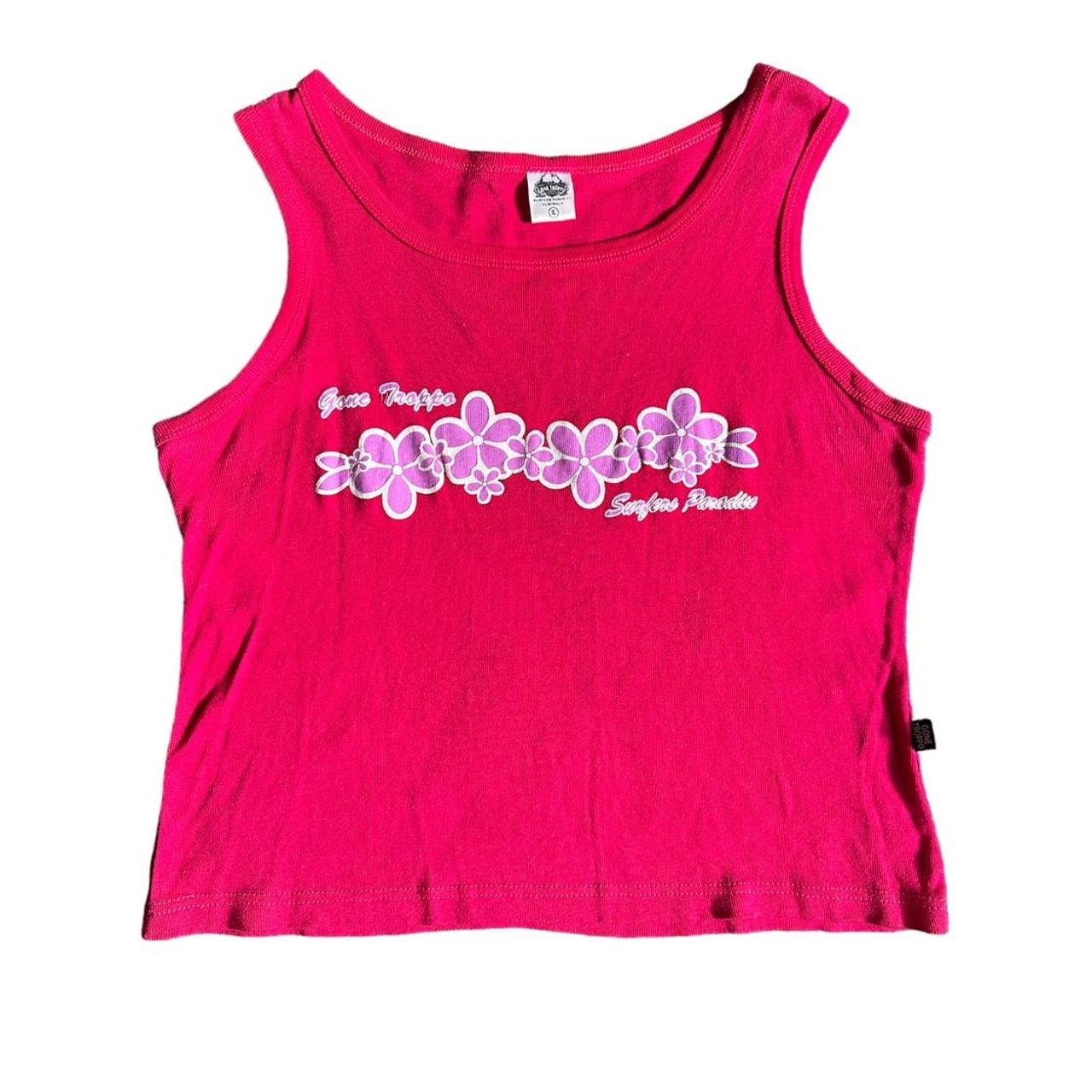 women-s-pink-and-purple-t-shirt-depop