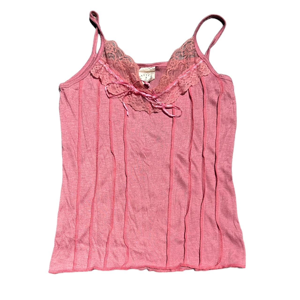 bubble gum pink baby doll cami features the cutest... Depop