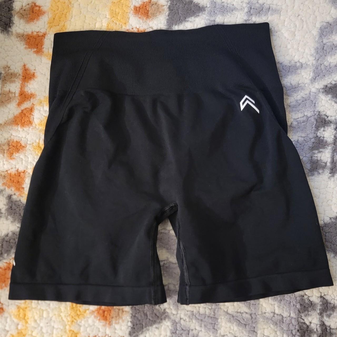 Effortless Seamless Shorts | Black - L - worn a few... - Depop