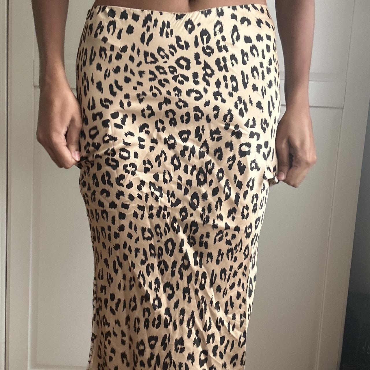 Leopard print skirt bardot hotsell