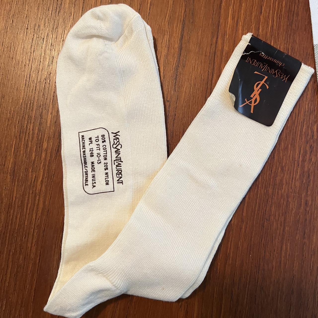 Vintage Yves Saint Laurent Socks New fits Depop