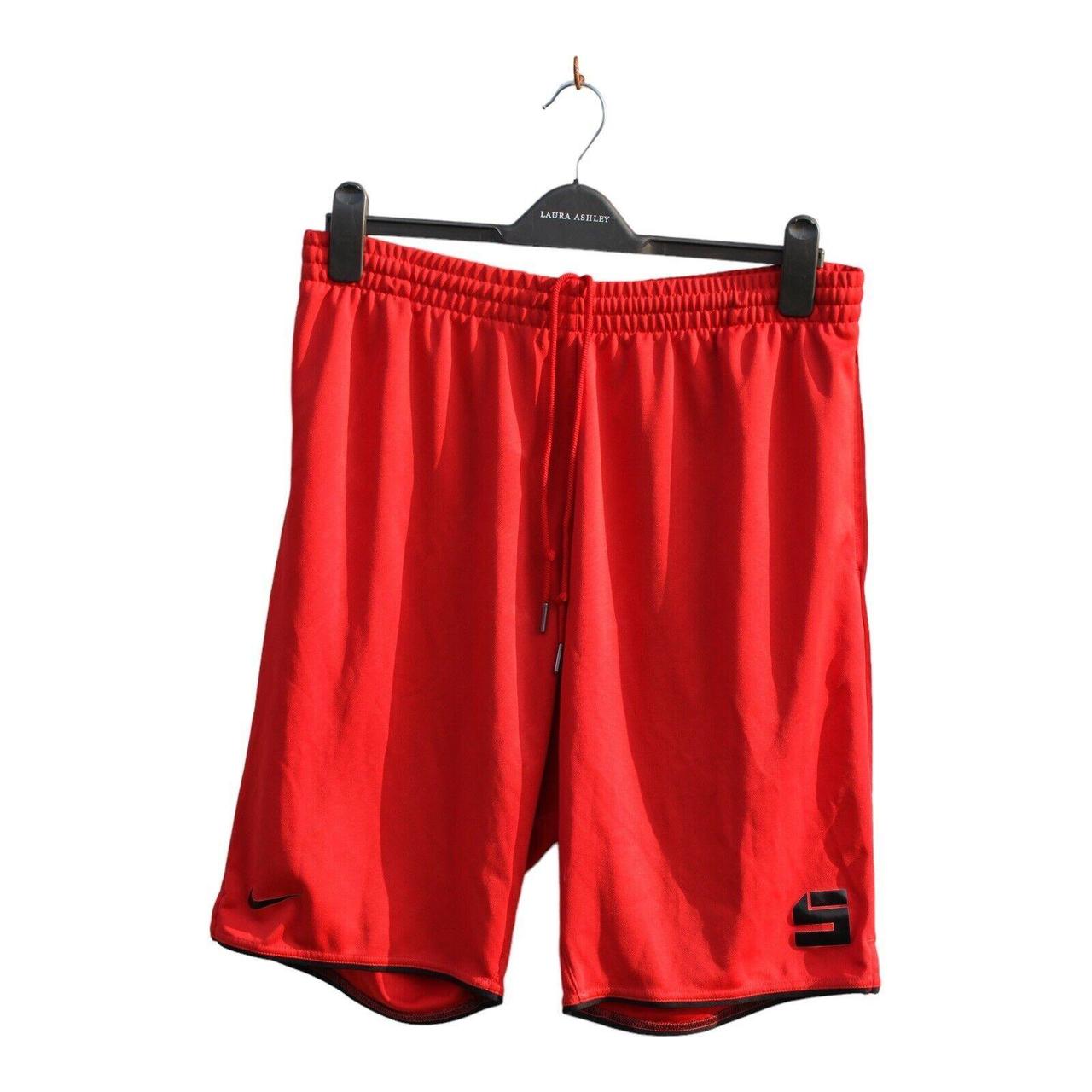 mens red nike basketball shorts