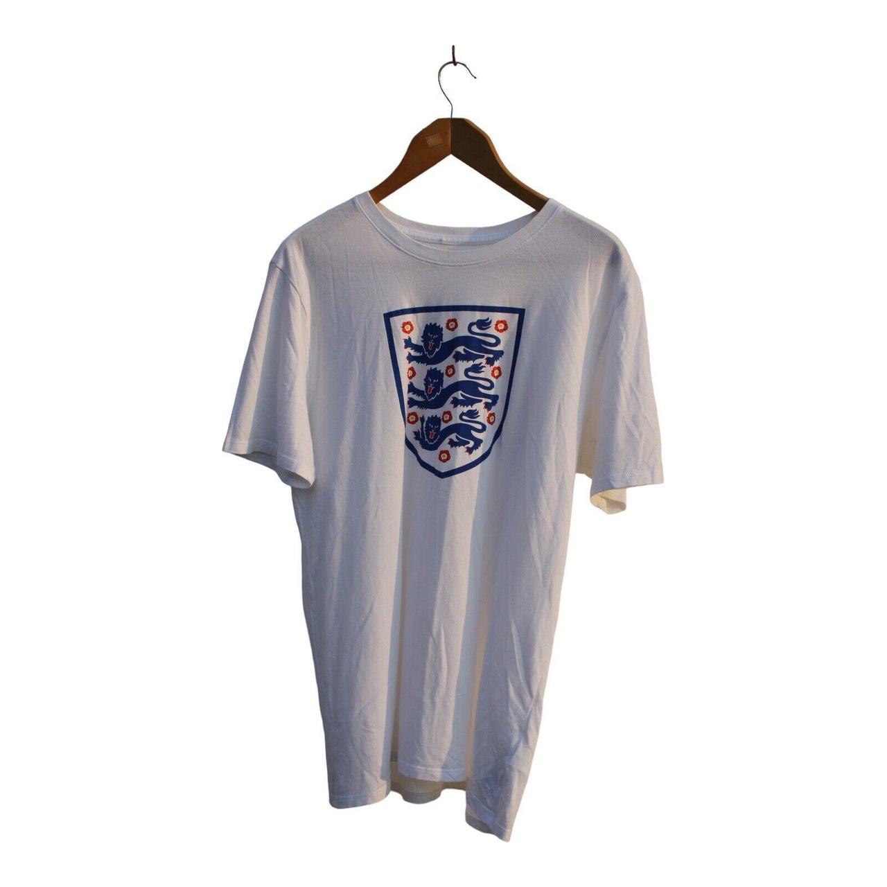 England Football Team Nike T shirt Large White footy... - Depop