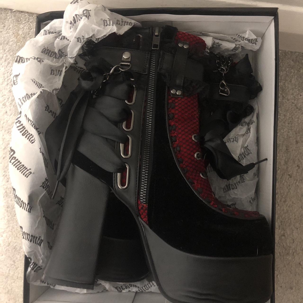 Demonia Charade 110 Platform Goth Heels Only Worn Depop