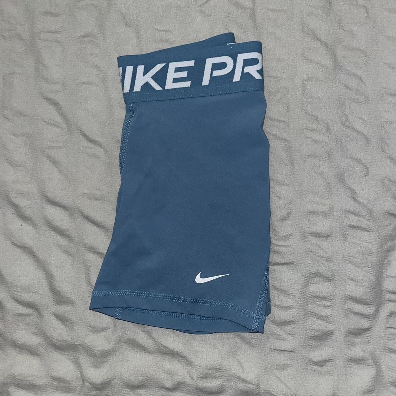 womens blue nike pro shorts