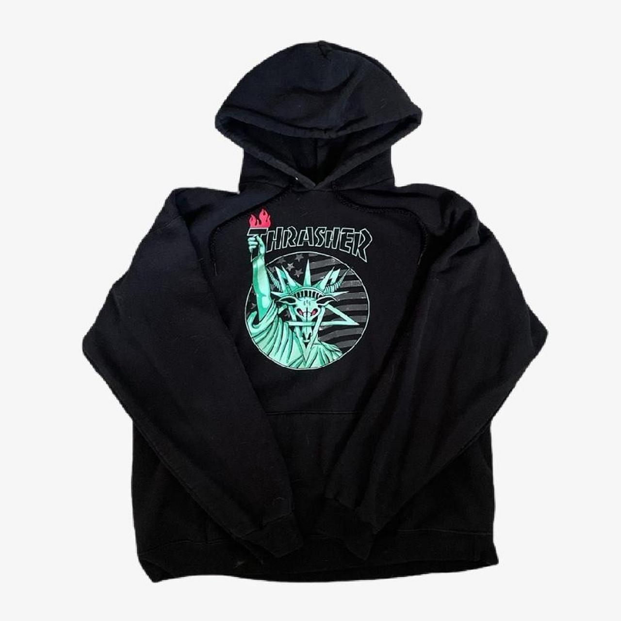 Thrasher Men's Logo Skate Mag Hooded Sweatshirt - Comfortable Hoodie