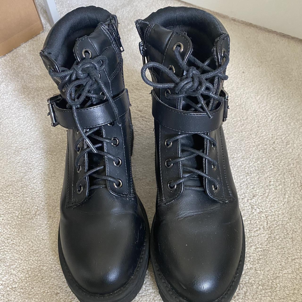 New look black on sale boots size 5