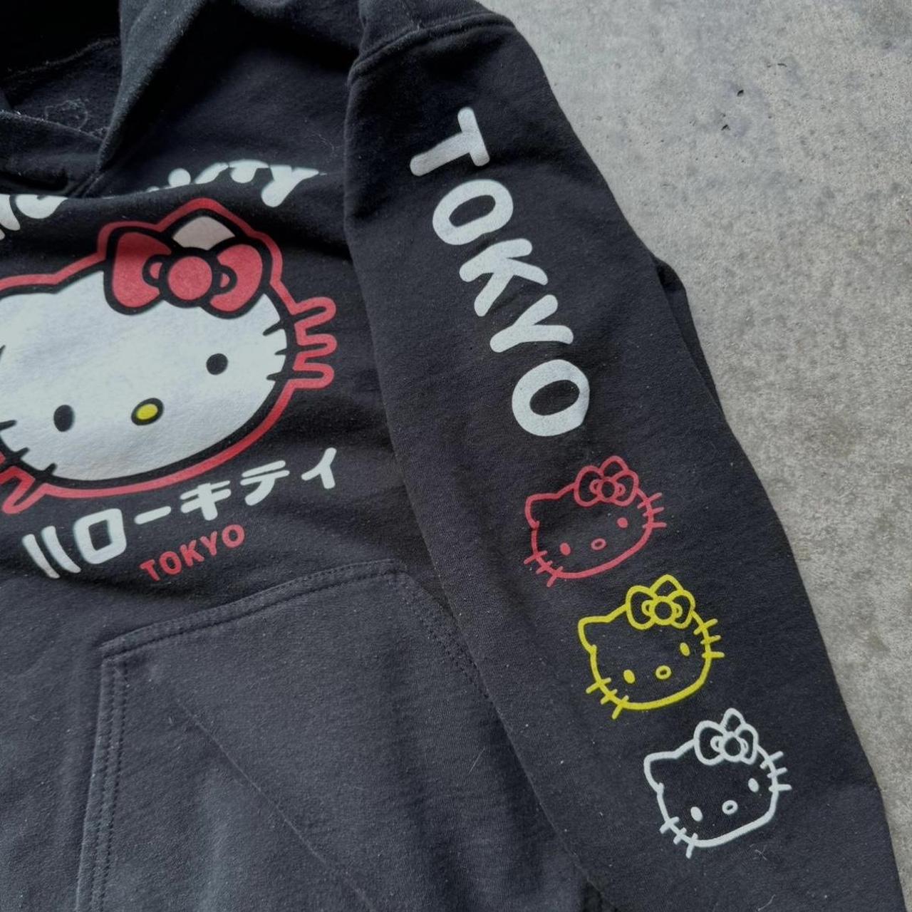 New (M) Sanrio good Hello Kitty Tokyo Black Hoodie