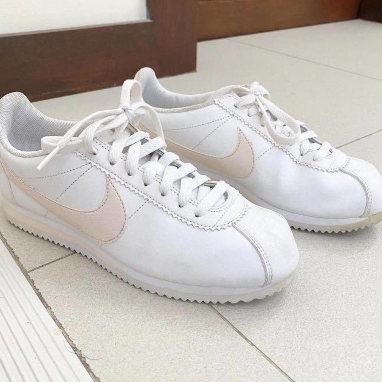 Nike classic cortez white guava ice best sale