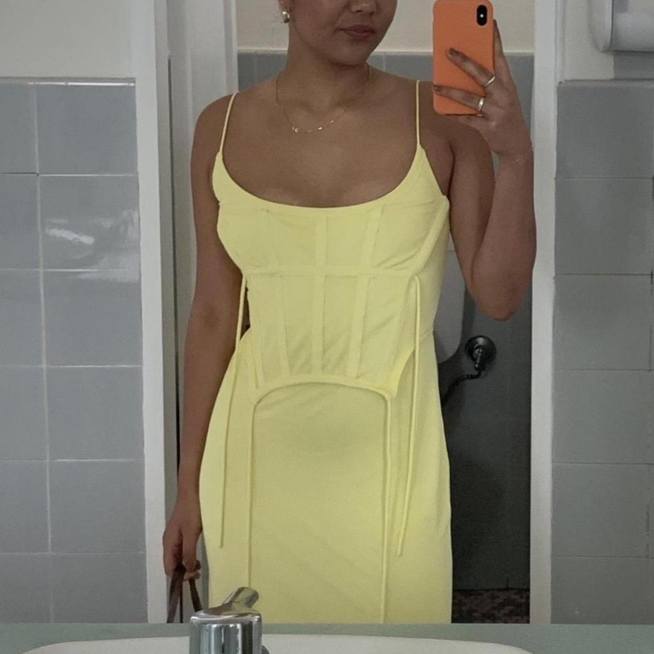 Dion lee yellow dress best sale