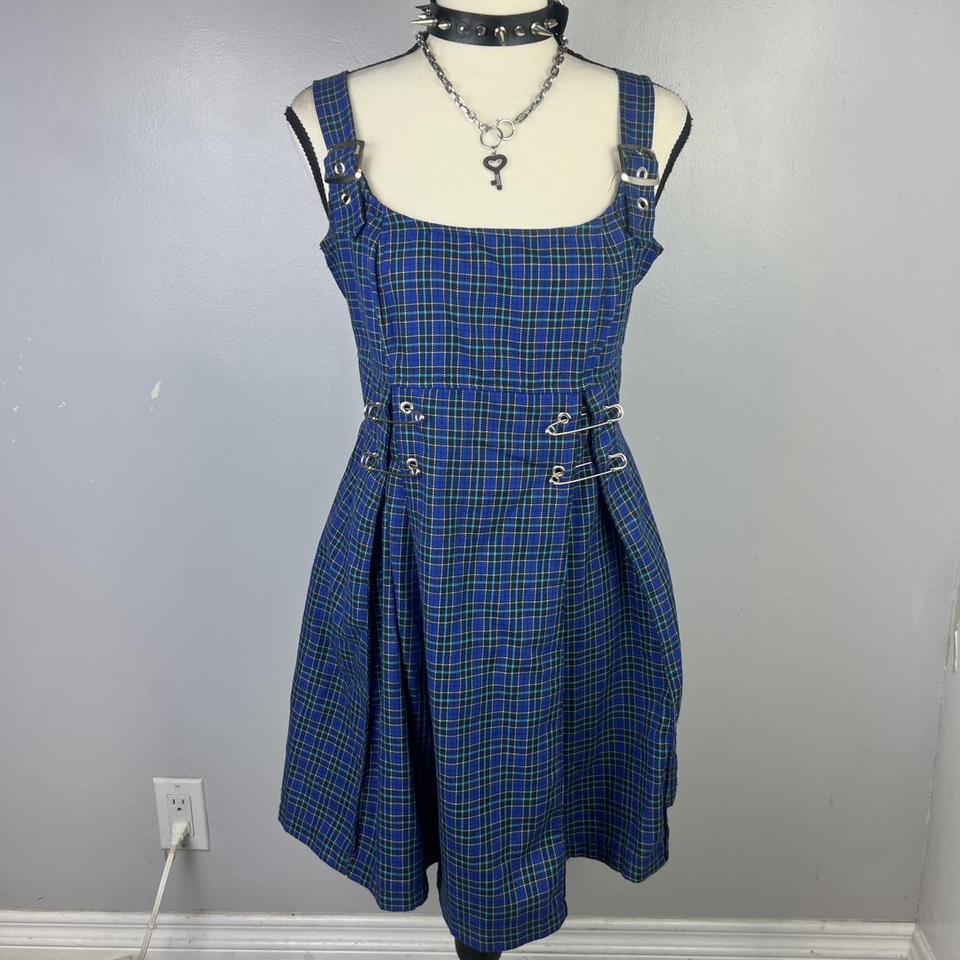 Vintage plaid dress🌼 Tagged size medium, fits true. - Depop