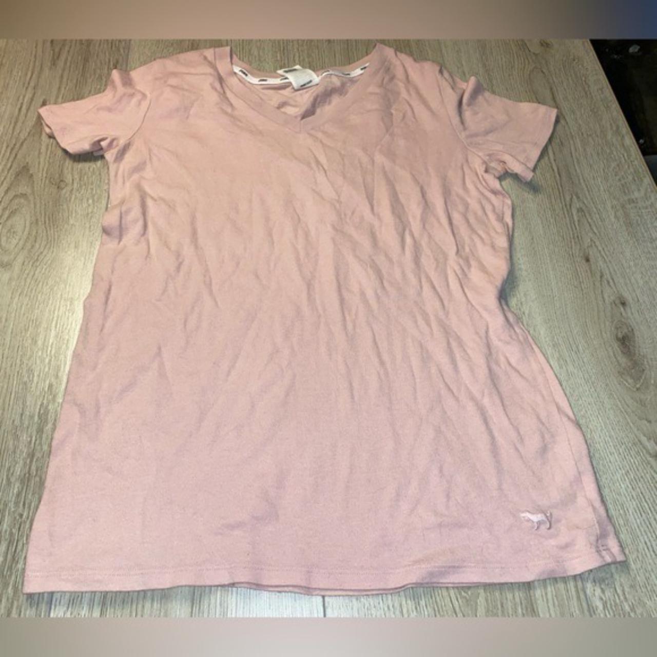 victorias secret pink shirt top open to bundles and... - Depop