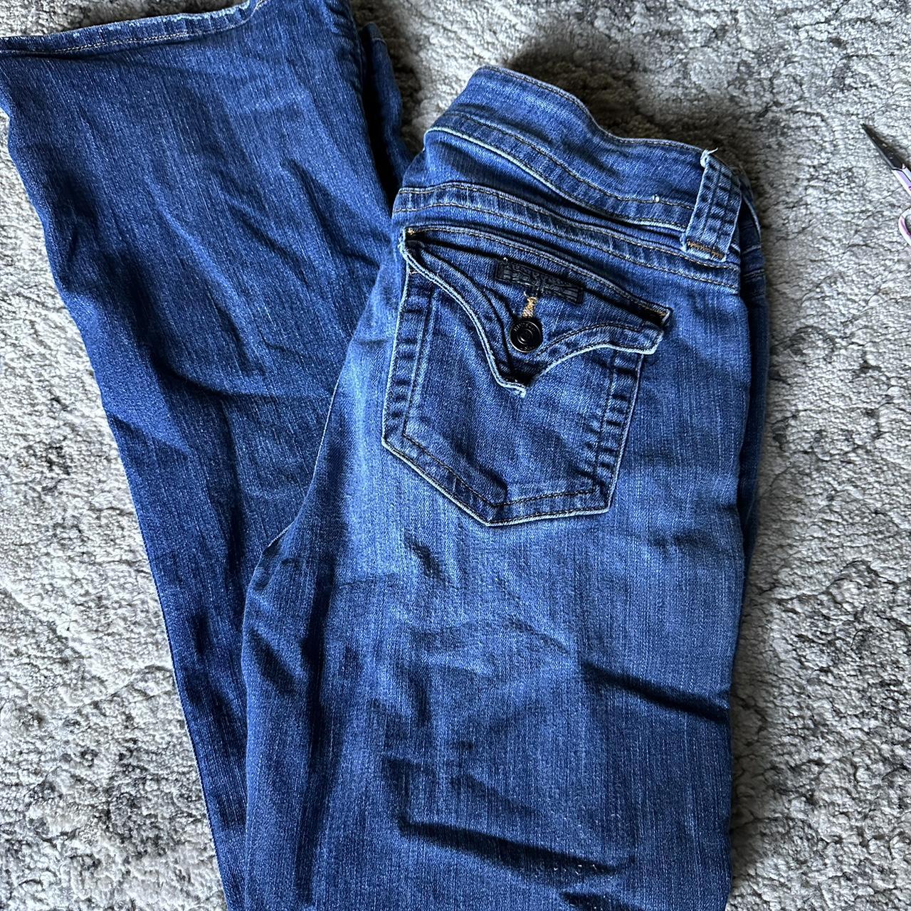 Hudson Women's Blue Jeans Depop