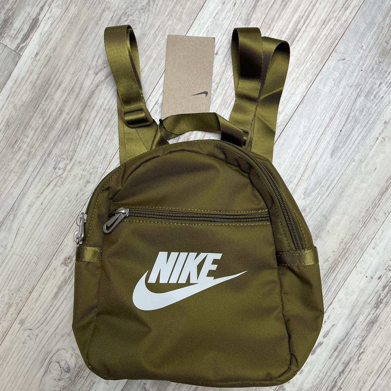 Nike Sportswear Futura Women's Mini Backpack Olive - Depop
