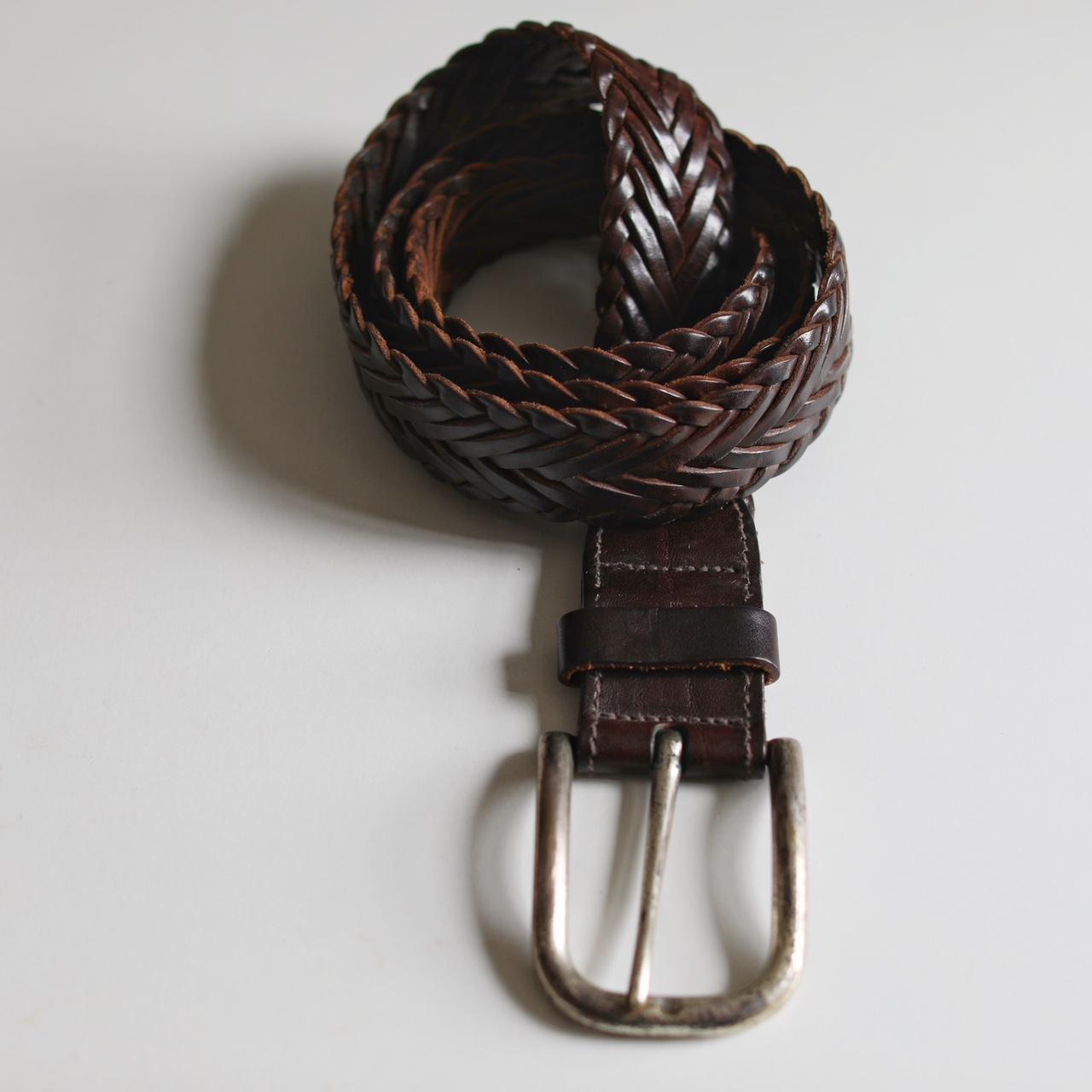 woven brown belt