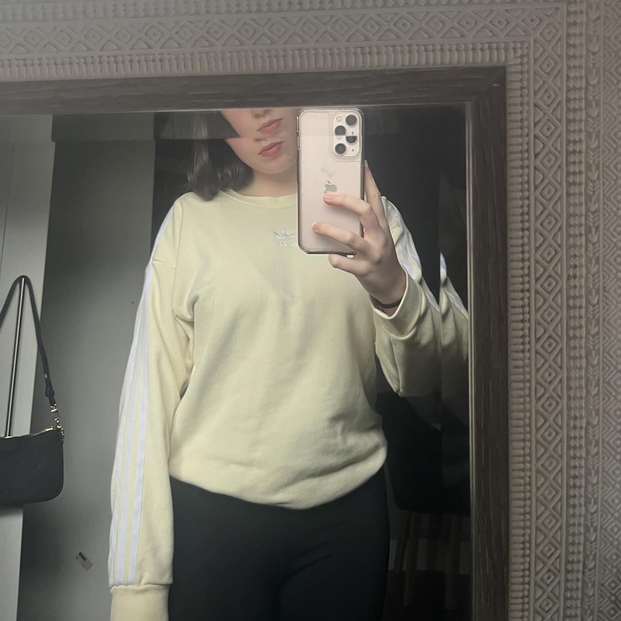 Light yellow adidas on sale sweatshirt