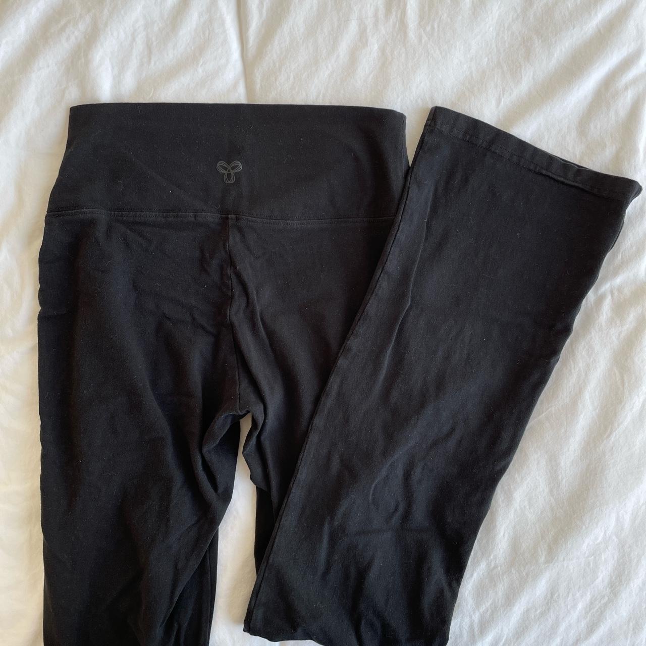 BLACK FLARED ARITZIA WORKOUT PANTS 🖤 - Tna - Size... - Depop