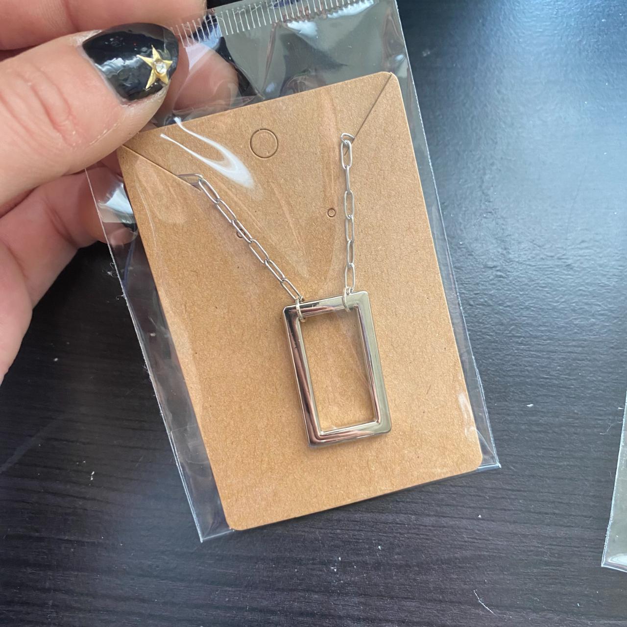 The 1975 Box Necklace - SILVER (gold avail. on | Depop